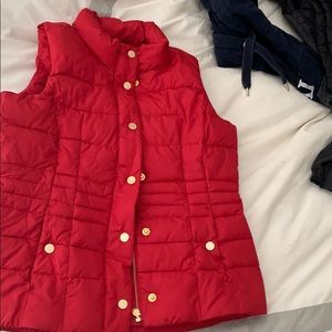 Vintage Red Puffy Vest